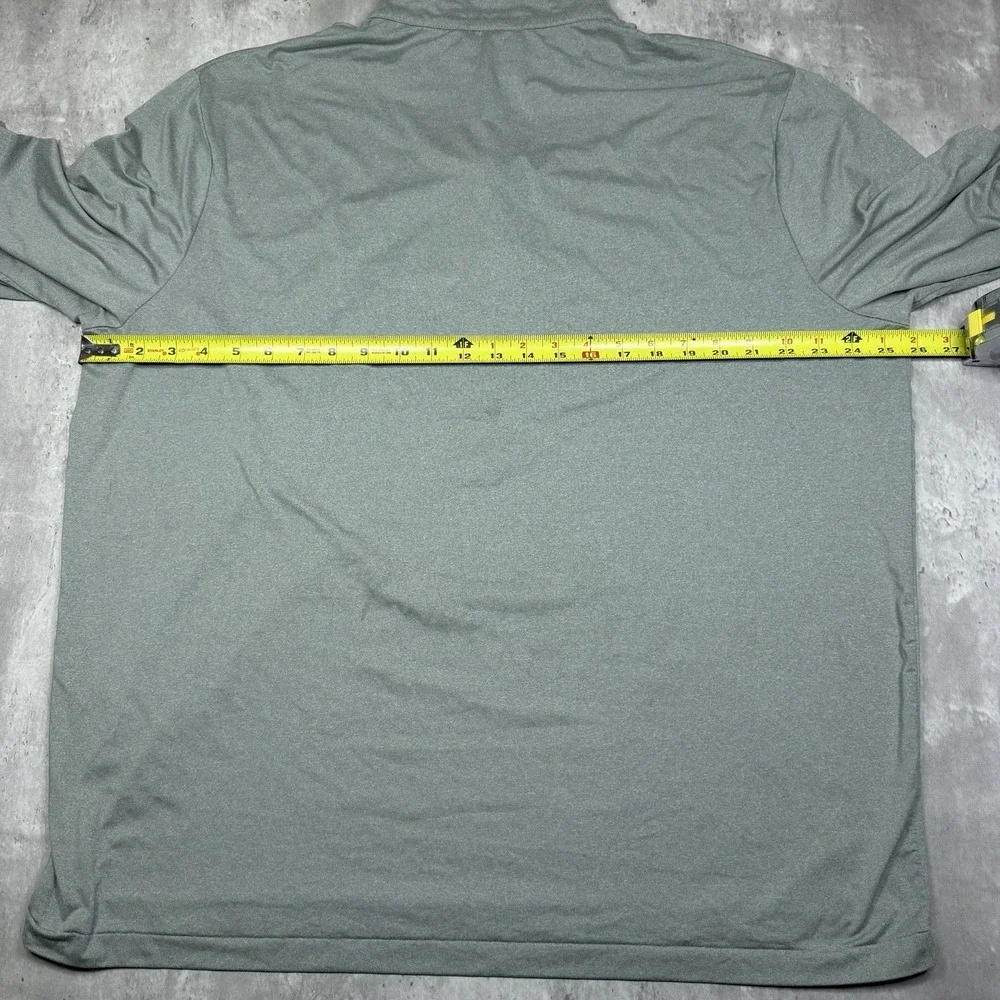 Polo Ralph Lauren Mens Gray Performance 1/4 Zip Pullover Long Sleeve Shirt XXL